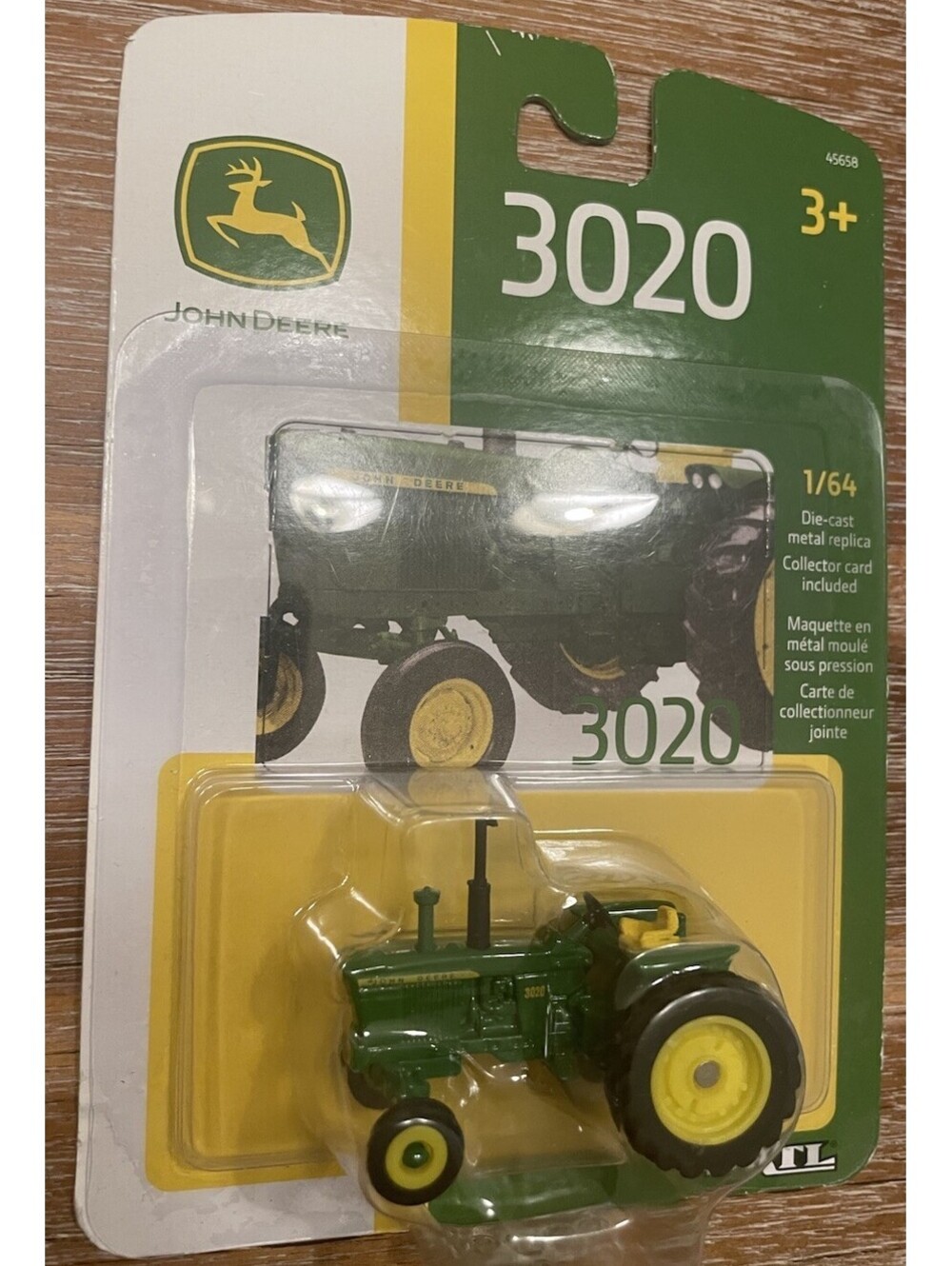 Ertl John Deere 3020 Tractor 1/64 Die-cast LP68845 2019